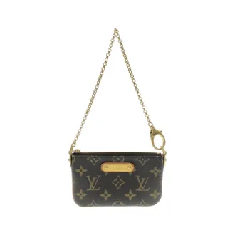 Louis Vuitton Brown Coated Canvas Pochette Pouch (Pre-Owned)