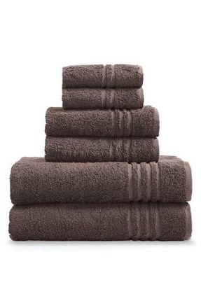 Ella Jayne Home Ella Jayne Face-Hand-Body 6-Piece Towel Set in Brown at Nordstrom Rack, Size 6 Piece Set