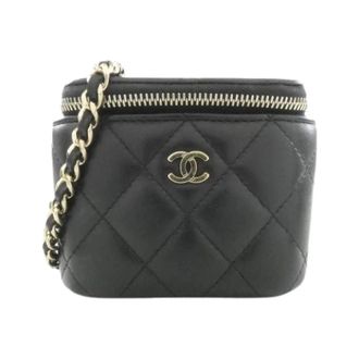 Chanel Pre-owned Timeless Classic Lamb Shoulder Bag - Dames - Pre-owned - Zwart - Maat: ONE Size Leer