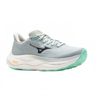 Mizuno Womens Wave Sky Nine Sneaker In Mercury Baritone Blue
