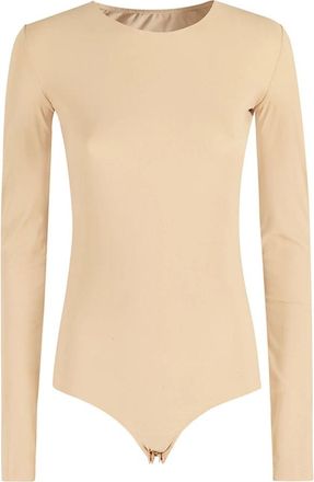 Maison Margiela Body - Dames - Bodies - Beige - XS - Nylon - Tops