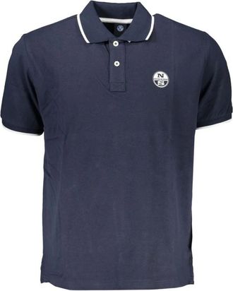North Sails Klassiek Passend Poloshirt - Heren - Polos - Blauw - S - Katoen - Tops