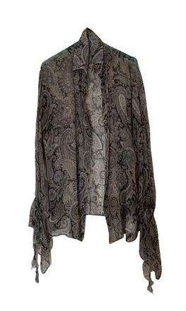 Etro Paisley Silk Blouse Size M