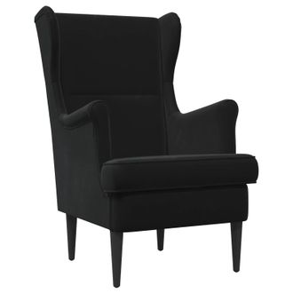 vidaXL Sill&oacute;n Negro Terciopelo Vidaxl
