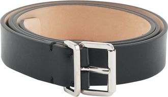 Dsquared2 Kalfsleren Riem - Heren - Riemen - Zwart - 95 CM - Leer - Accessoires