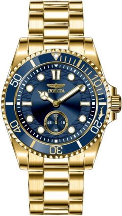 Invicta Pro Diver Bold Sport Ronde Horloge - Heren - Horloges - Geel - ONE Size - Accessoires