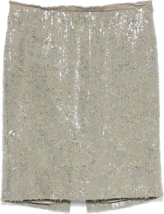 Dorothee Schumacher Minigonna con paillettes - Verde