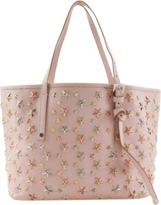 Jimmy Choo London Pre-owned Tote Bag - Dames - Vintage Shopper - Roze - ONE Size - Vintage