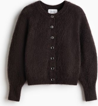H&M Cardigan aus Mohairmix - Brown