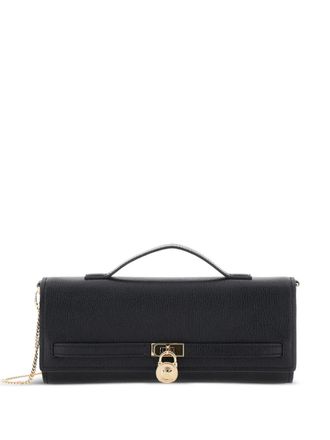 Michael Michael Kors Clutch Hamilton Moderne con pendente a lucchetto - Nero