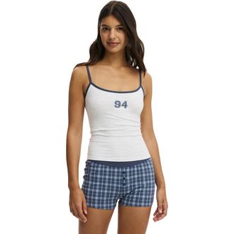 Cotton On Womens Dreamy Soft Longline Cami in Light Grey Marle 94 at Nordstrom, Size X-Large