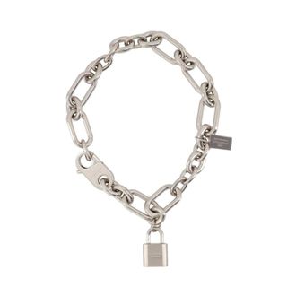 Acne Studios Necklaces, male, Gray, Size: ONE SIZE Necklace