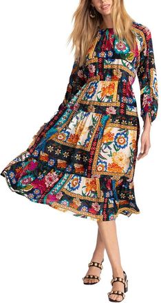 Johnny Was Brona Silk Dress