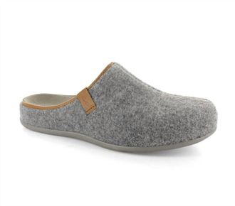 Strive Footwear Mens Cologne Wool Mule Orthotic Slipper In Light Grey