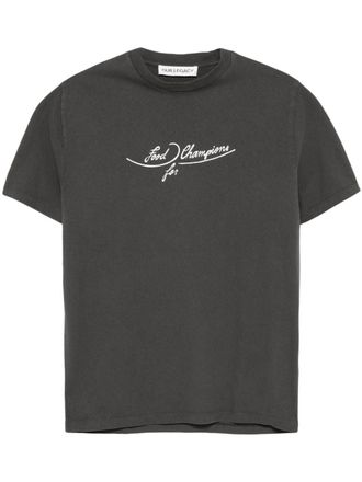 Our Legacy plates-print T-shirt - Black