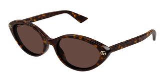 Gucci GG2110S 002 Womens Sunglasses Tortoiseshell Size 54