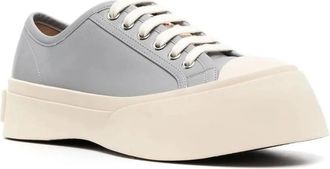 Marni Low-Top Sneaker - Calf Leather Sneakers With Rounded Toe - Gr. 38 (EU) - in Bunt - für Damen