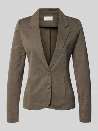 Freequent Blazer mit Reverskragen Modell NANNI in Taupe, Gr&ouml;&szlig;e M