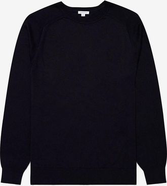 Sunspel Rundhals-Pullover aus Kaschmir und Sea Island-Baumwolle