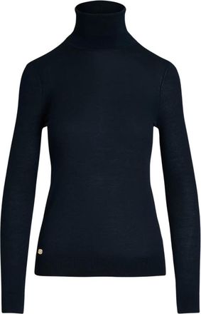 Ralph Lauren Jersey de cuello alto el&aacute;stico - Knitwear - Mujer - Azul - XL