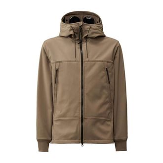 C.P. Company Beige Soft Shell-R Google Jas - Heren - Zomerjassen - Beige - XL - Jassen