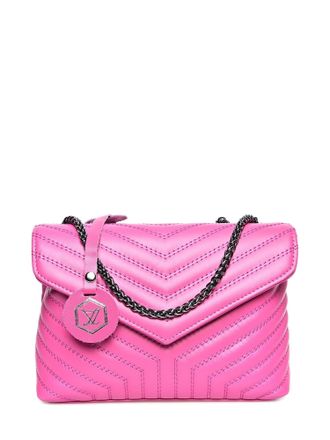Luisa Vannini Fuchsia Rundleer Tas
