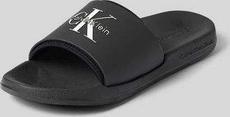 Calvin Klein Badeschuhe mit Label-Pr&auml;gung in BLACK, Gr&ouml;&szlig;e 41