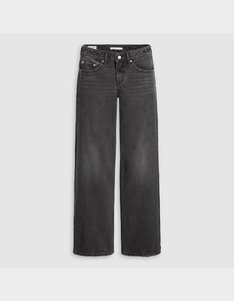 Levi's Womens Low Rise Wide Leg Jeans - Black - Size: 32 l32