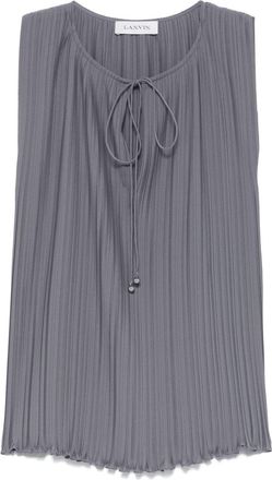Lanvin Sleeveless Slate Grey Top