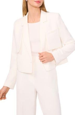 Halogen Crop Blazer in New Ivory at Nordstrom Rack, Size X-Large
