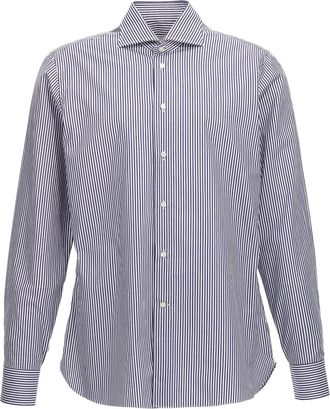 Borriello Camicia a righe - Blu