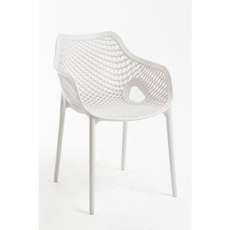 Regalos Miguel Regalos Miguel - Sillas Comedor - Silla Kusin Con Brazos - Blanco