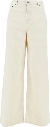 Golden Goose Wide Jeans - Dames - Loose Fit Jeans - Beige - W26 - Jeans