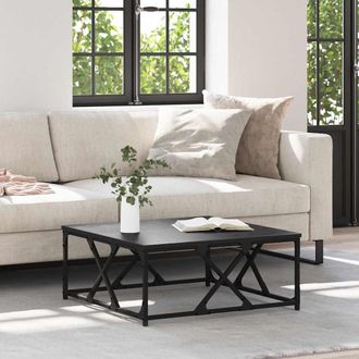 vidaXL Vidaxl Tavolino Da Salotto Rovere Nero 70 X 70 X 30 Cm
