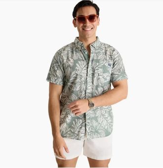 Chubbies Resort Weave Friday Shirt Mens Garden State Button Down DSGL735