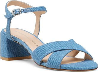 Stuart Weitzman Dayna Ankle Strap Sandal in Washed at Nordstrom Rack, Size 8.5