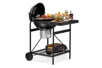 Tower T978572 Kettle Grill with Built-in Side Table in Black