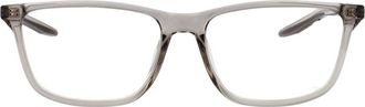 Nike 7018 Rechthoekig Montuur - Heren - Brillen - Grijs - 56 MM - Accessoires