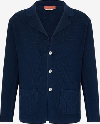 Daniele Fiesoli Texturierter Cardigan im Blazer-Stil