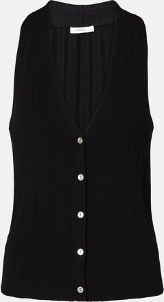 Vince Cotton-blend tank top