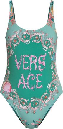 Versace Costume da bagno con stampa - Verde