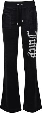 Juicy Couture Black Velvet Sweatpants