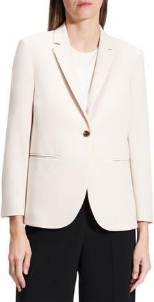 Theory Staple Admiral Crepe Blazer in Pumi at Nordstrom Rack, Size 0