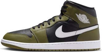 Nike Jordan Air Jordan 1 Mid Black Medium Olive DQ8426-092