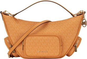 Michael Kors Schoudertas - Dames - Schoudertassen - Oranje - ONE Size - Leer - Tassen