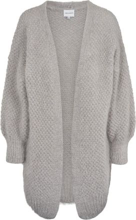 Americandreams Tenna Cardigan - Dames - Vesten - Grijs - L/Xl - Wol - Truien & Vesten