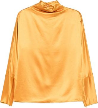 Isabelle Blanche Blusa in raso - Giallo