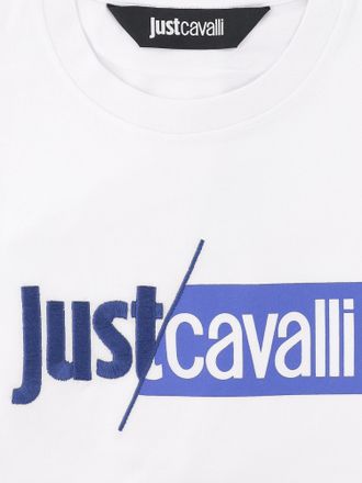 Just Cavalli Cotton T-Shirt - White