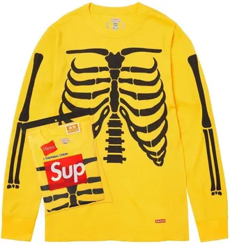 SUPREME x Hanes Bones Thermal Crew (1 Pack) Yellow FW25A29-YELLOW