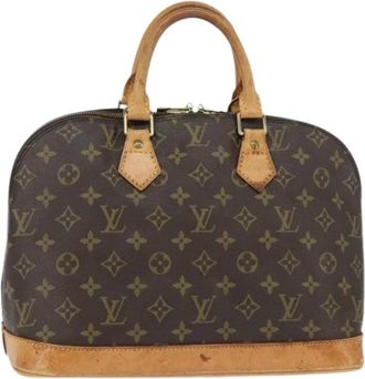 Louis Vuitton Pre-owned Handbags, female, Brown, Size: ONE SIZE Pre-owned Canvas Handbag